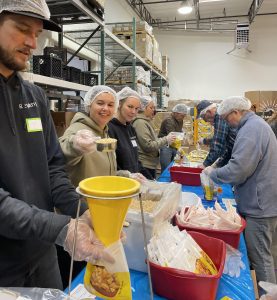 Elevation employees volunteer at Nevada County Food Bank 10,000 Meals Outreach Program