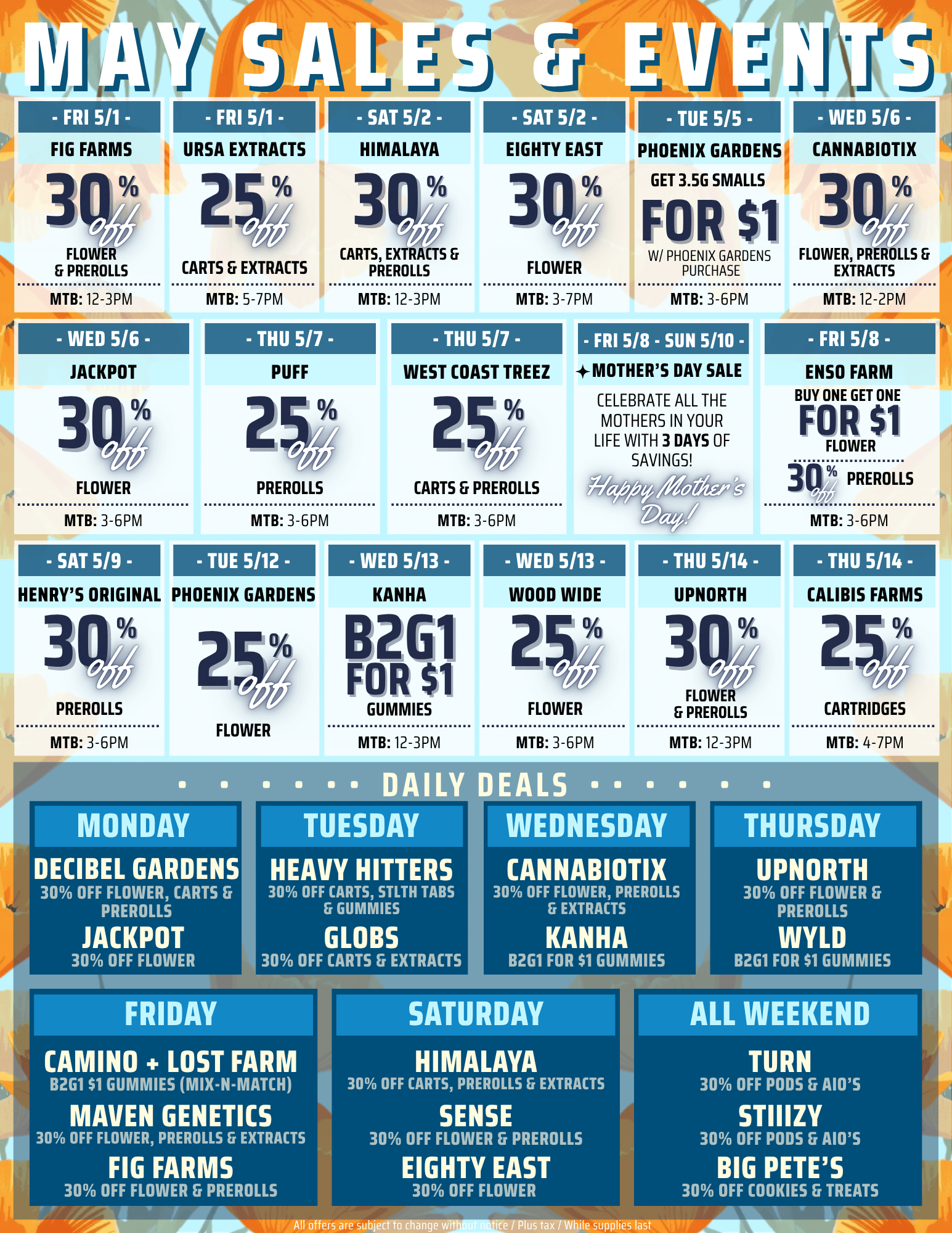 May '26 Events Calendar 12 (In-store)